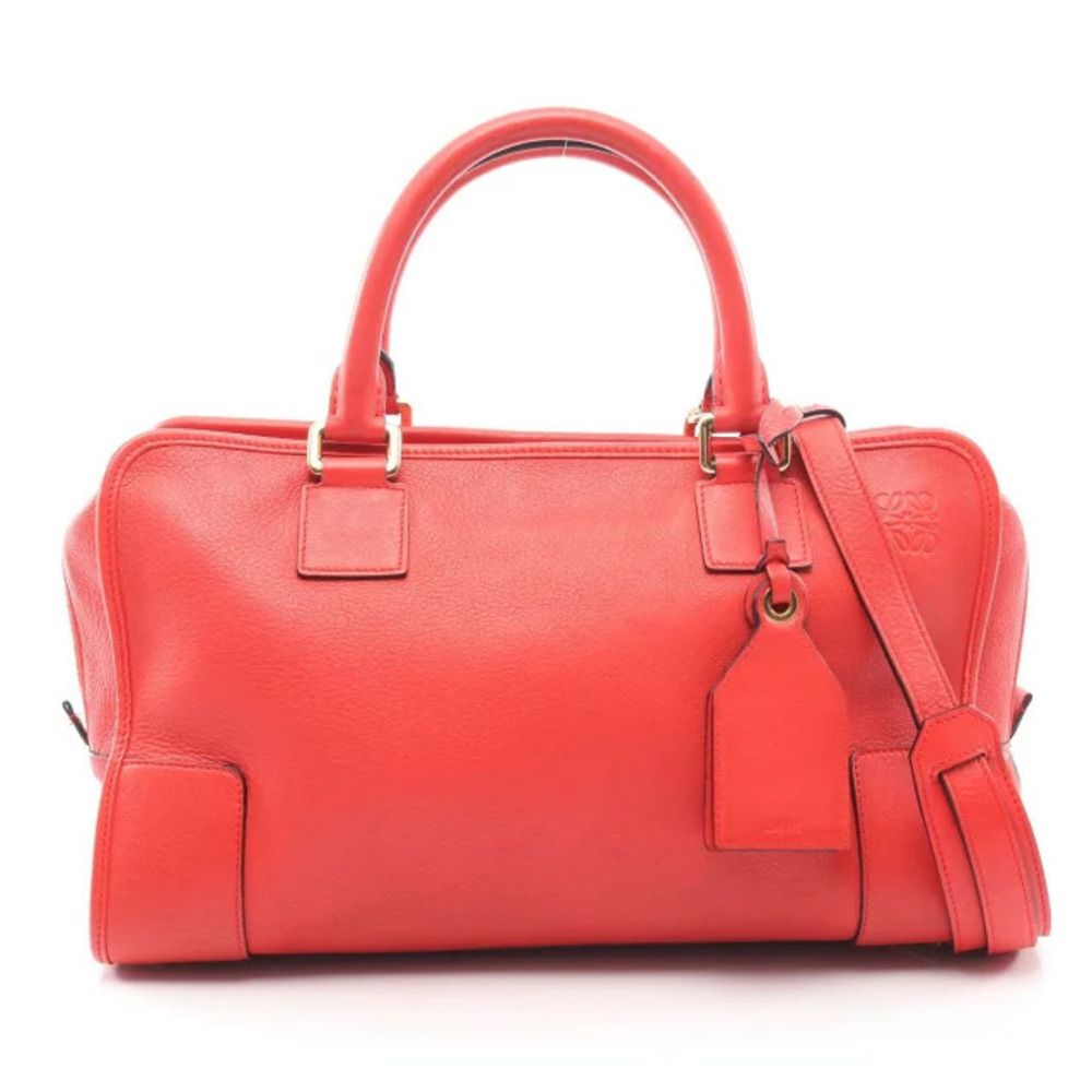Loewe Amazona handbag leather red